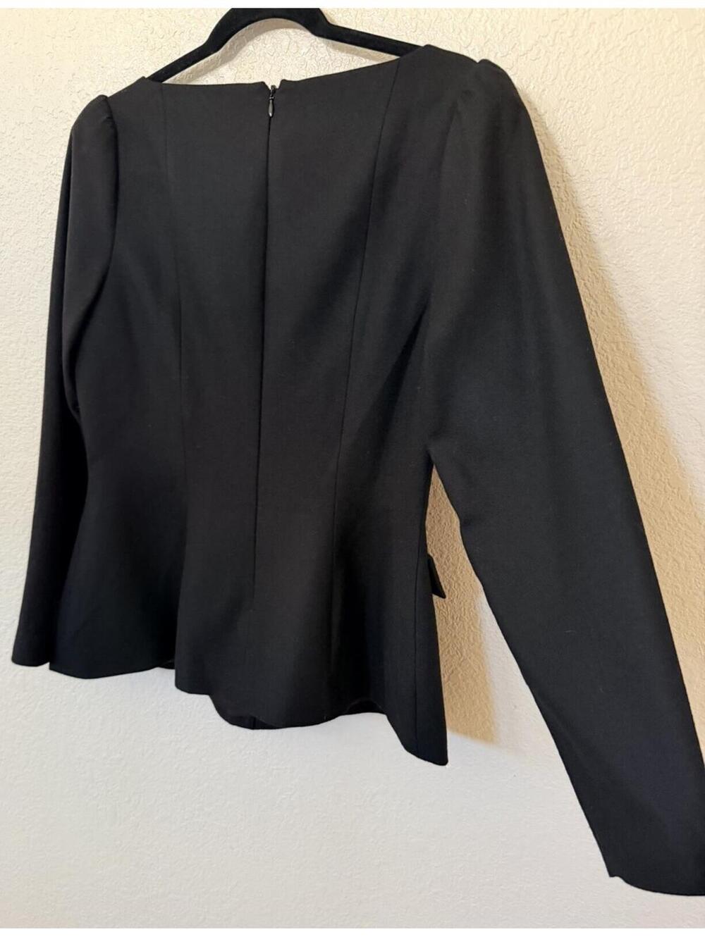 New REFORMATION  Edie Top in Black Size 10 - Picture 4 of 7
